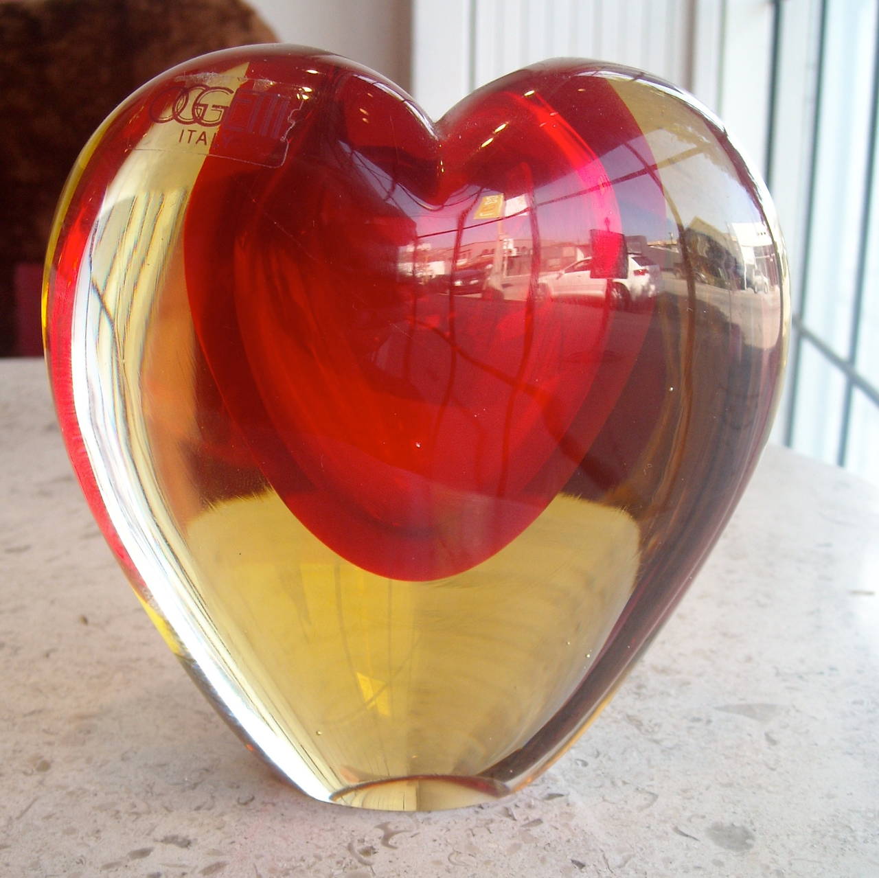 Just an amazing and beautiful Murano glass vase made by Oggetti. Label.