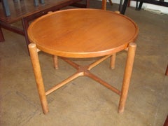 Hans Wegner Rare Coffee/Cocktail Table With Folding Legs Branded Andreas Tuck
