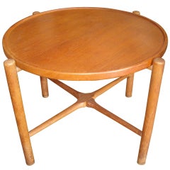 Hans Wegner Rare Coffee/Cocktail Table With Folding Legs Branded Andreas Tuck 7