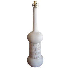 Gordon and Jane Martz for Marshall studios, ceramic table lamp, signed
