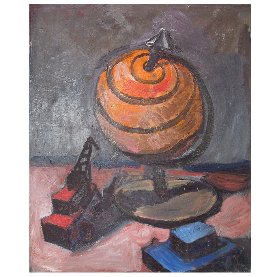 Chuck Connelly Oil Painting On Canvas Signed , dated In Back.