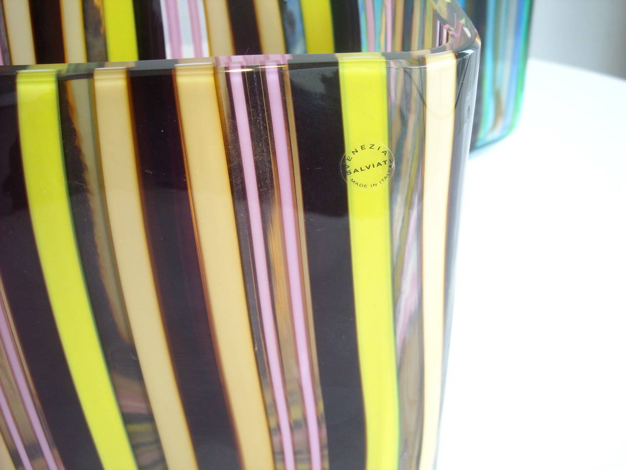Johanna Grawunder Murano Stackables Three Vases for Salviati, Signed Dated 3