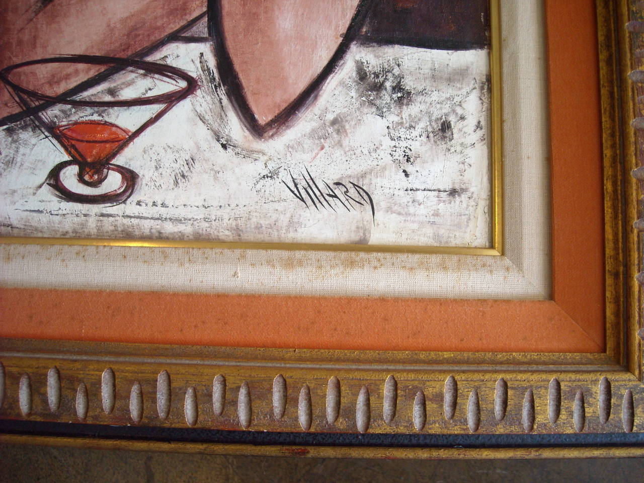 Charles Levier Oil on Board Painting, Signed, Aka, Verrier, Villard, Merrier