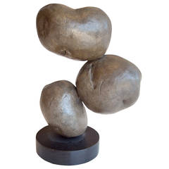 Charles Arnoldi "Potato" Crybaby Bronze Sculpture, Signed, Dated, Numbered