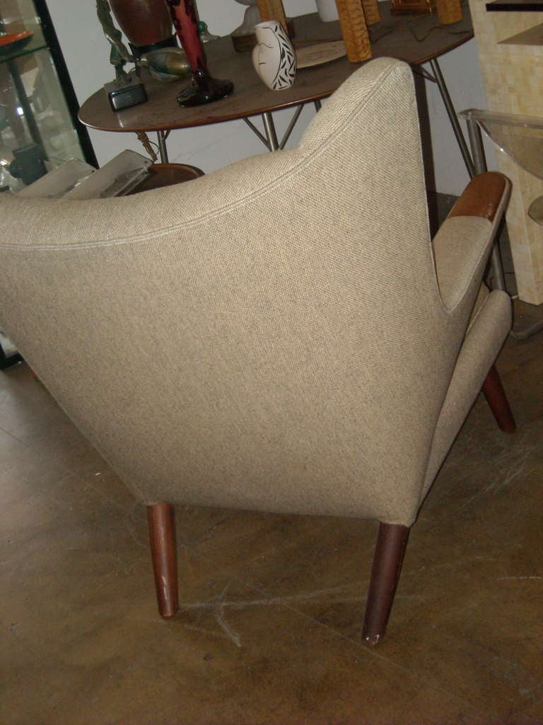 Hans Wegner signed  Papa Bear chair and maker's A.P Stolen In Good Condition In Los Angeles, CA
