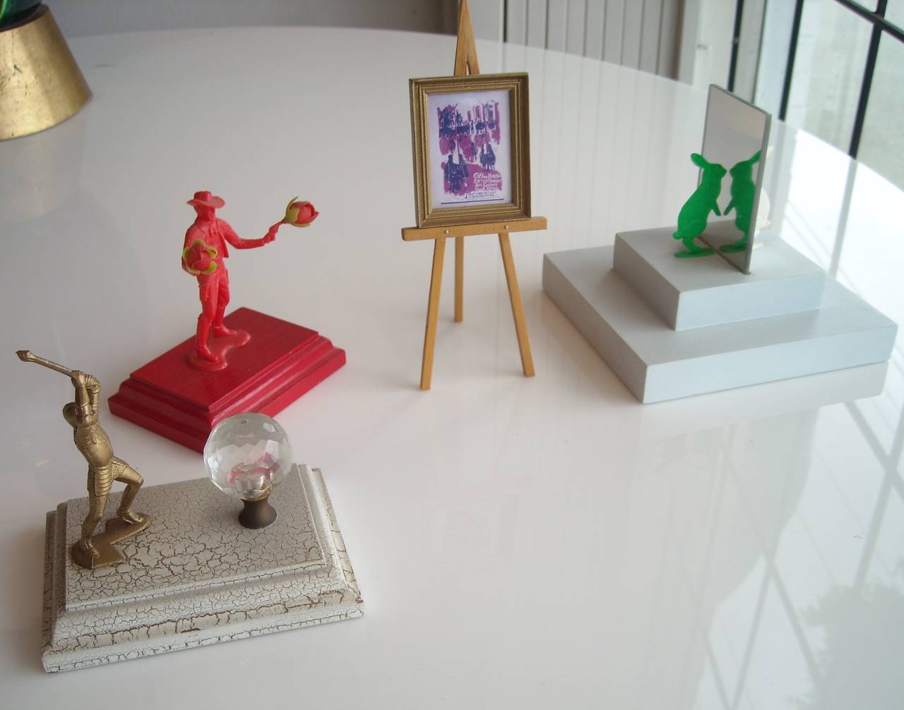 Late 20th Century Bruce Houston instant Sculptures Collection, Signed Dated, Set of Four For Sale