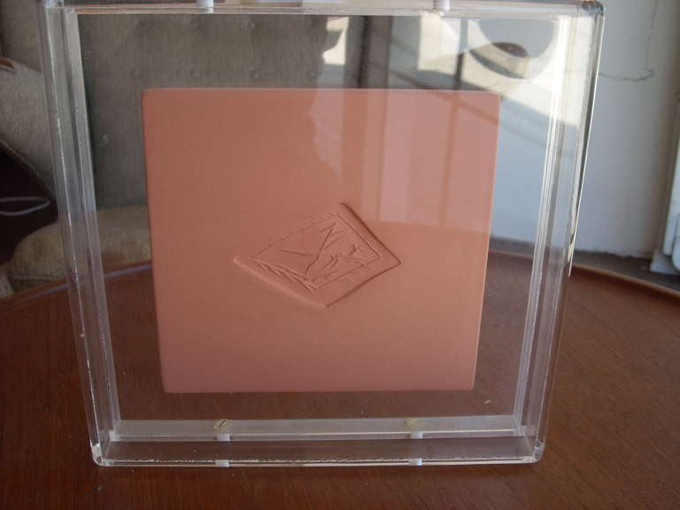 Pablo Picasso Framed  Terracotta Tile Numbered And Stamp Madoura