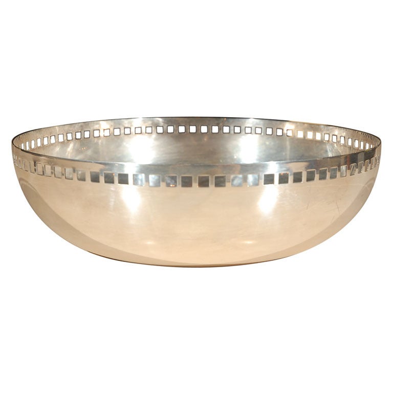 Richard Meier for Swid & Powell silver plate bowl