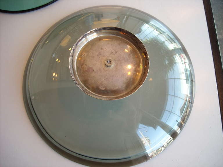 Italian Fontana Arte Lidded Glass Bowl by Max Ingrand.Signed For Sale