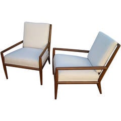 Pair of Lounge Chairs Model WWZ by T.H. Robsjohn-Gibbings for Widdicomb