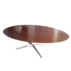Knoll International large walnut dining/conference table