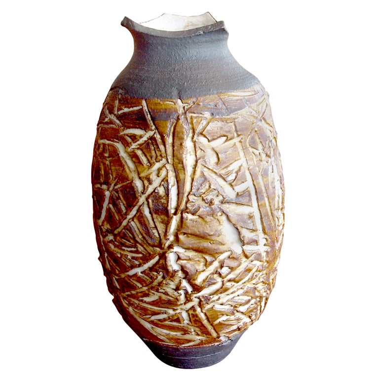 Raul Coronel studio ceramic/pottery vase