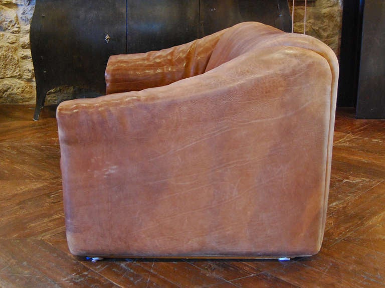Late 20th Century Leather Loveseat