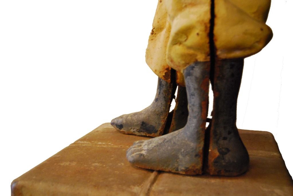 cast iron jockey statue
