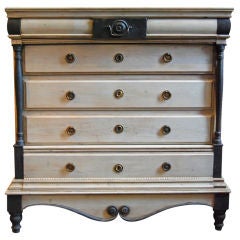 Antique pine chest of drawers