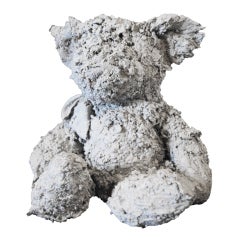 cement teddy bear