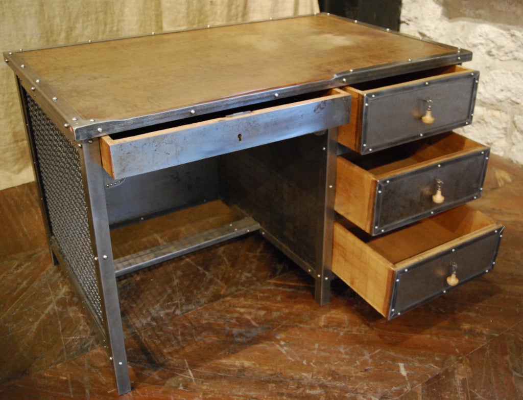 vintage steel desks