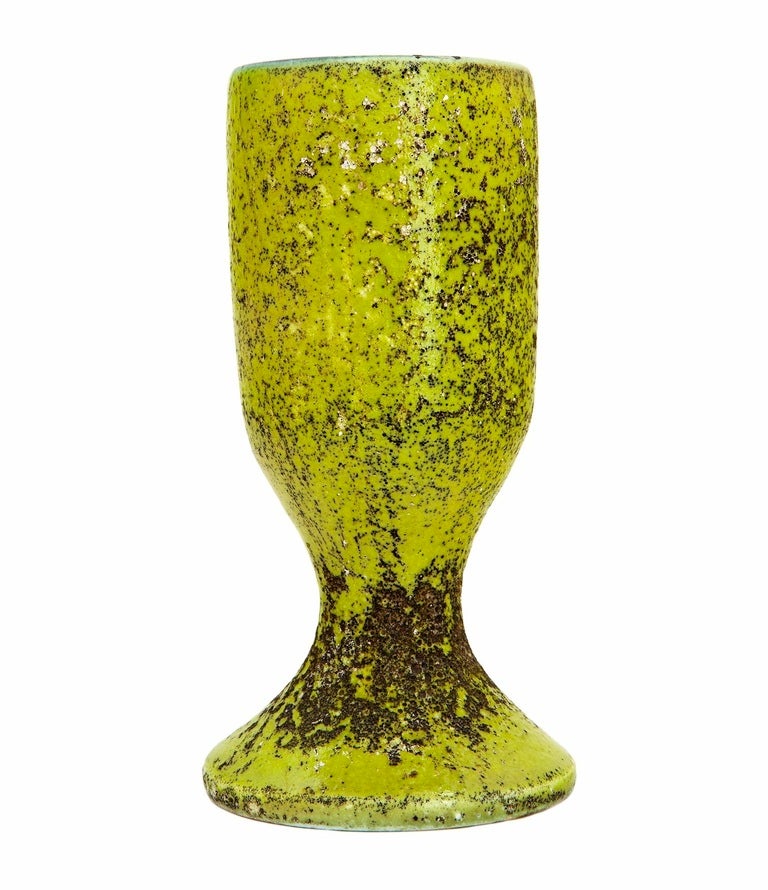 Mid-20th Century Vase in Chalice Form by Georges Jouve