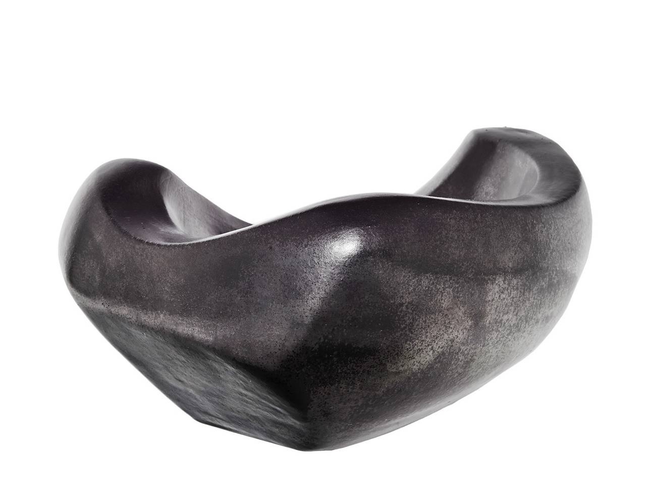 Glazed Sculptural Bowl by Georges Jouve
