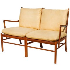 "Colonial" Settee by Ole Wanscher 9