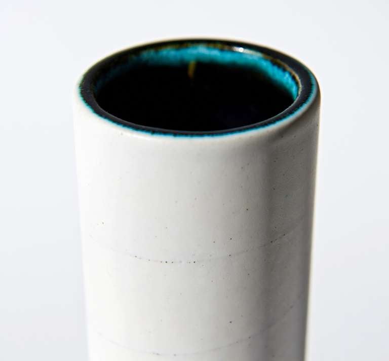 Cylinder Vase by Georges Jouve In Excellent Condition In Los Angeles, CA