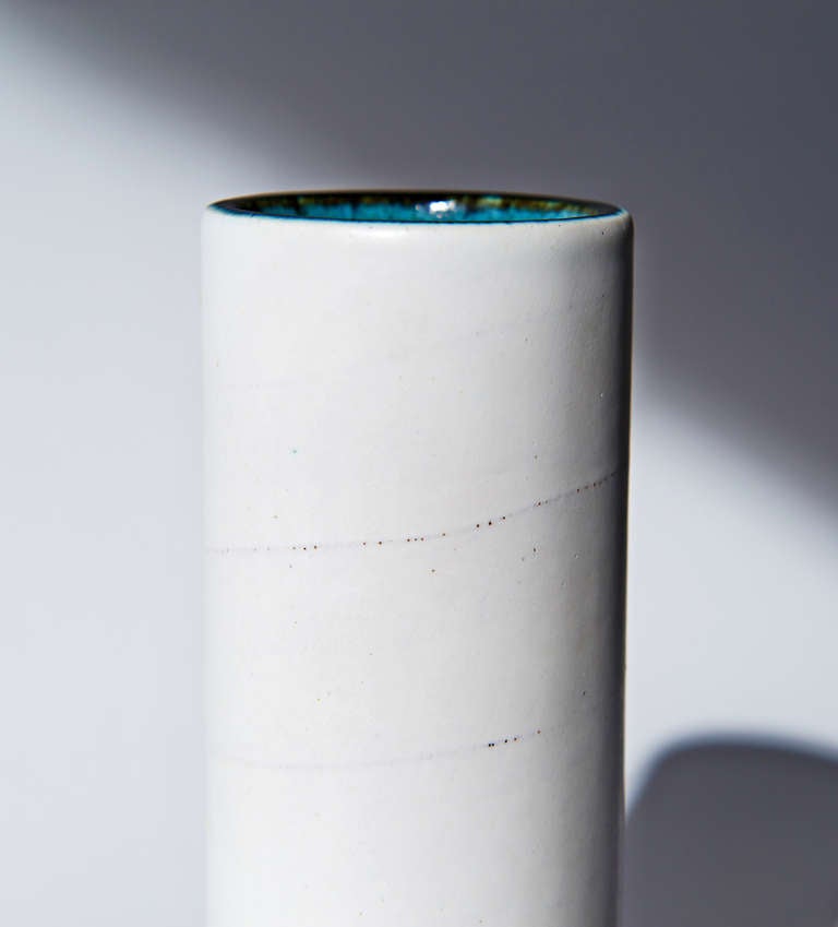 Ceramic Cylinder Vase by Georges Jouve