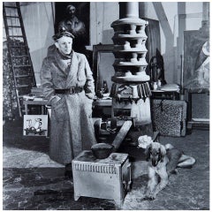 Portrait of Picasso in His Studio by Richard Ham 5