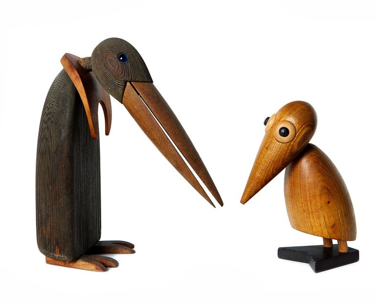 Wooden Birds In Excellent Condition In Los Angeles, CA