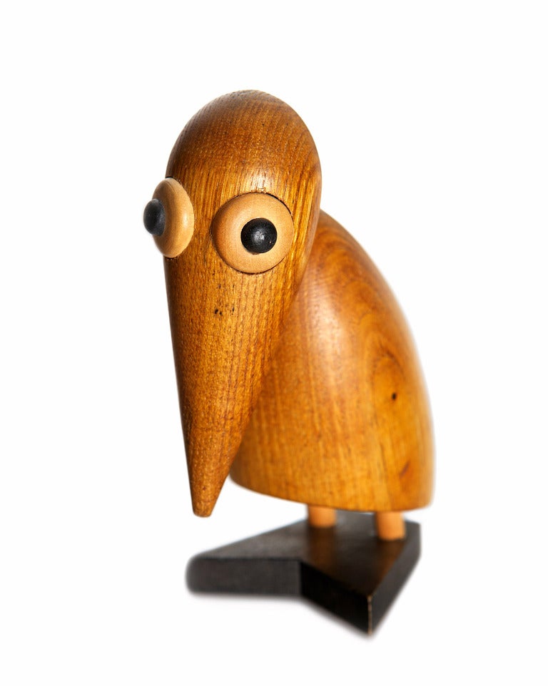 Mid-20th Century Wooden Birds