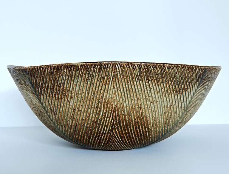 Very Large Stoneware Bowl by Axel Salto 2