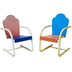 Vintage Rare Chairs by Peter Shire