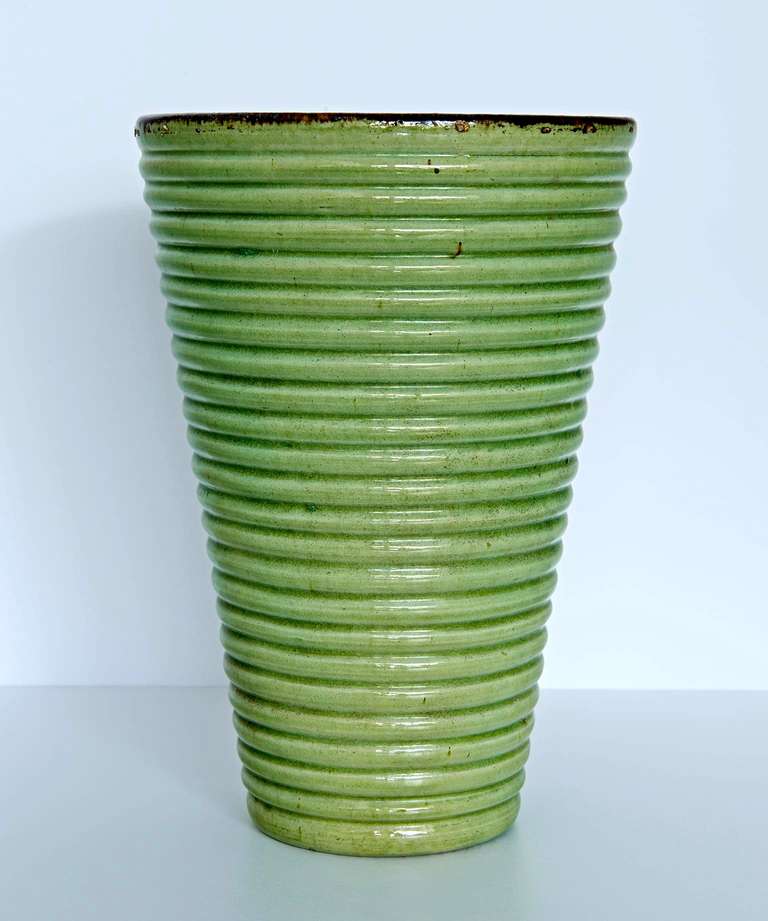 Provençal Art Deco Vase at 1stdibs