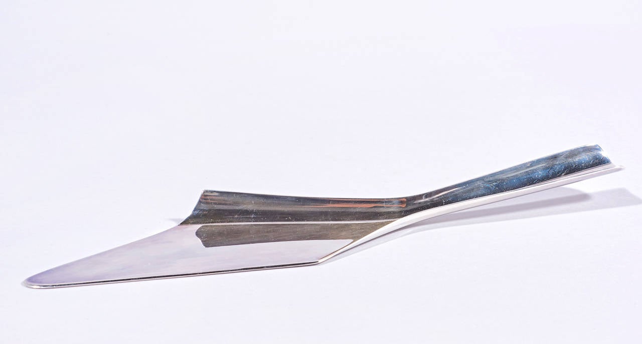 Silver Plated Cake Knife by Lino Sabattini 1