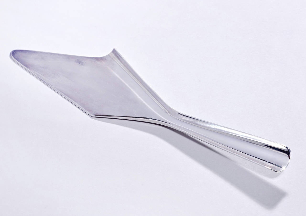 Coltello da torta placcato in argento di Lino Sabattini In condizioni ottime a Los Angeles, CA
