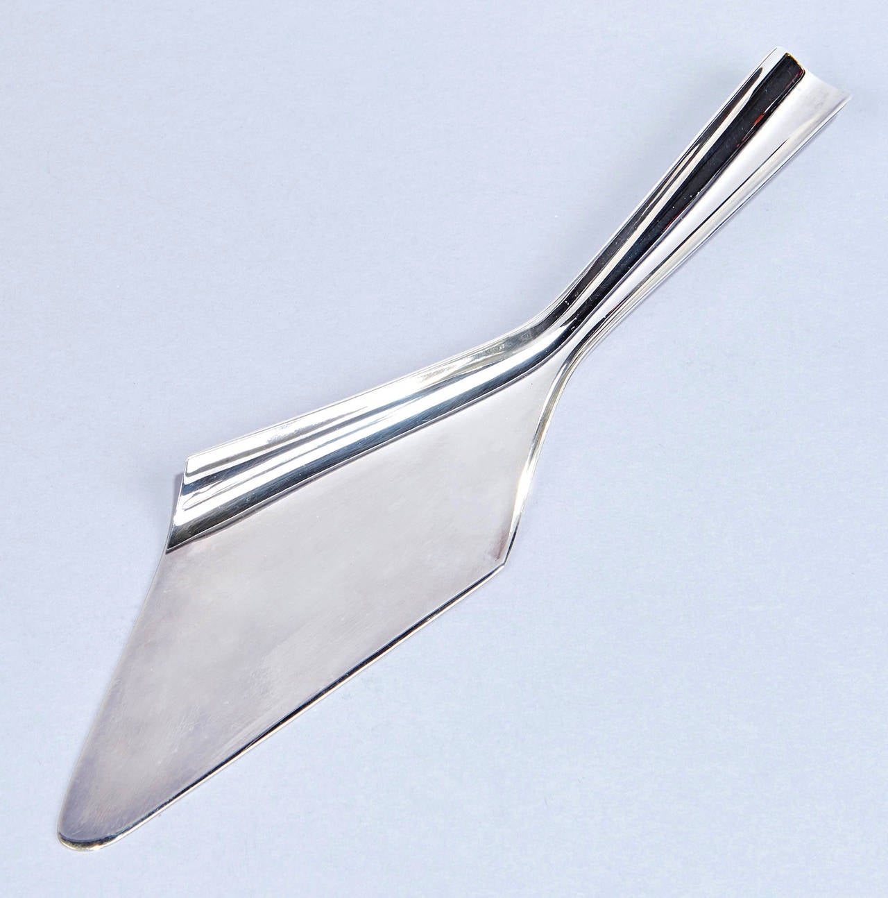 Late 20th Century Silver Plated Cake Knife by Lino Sabattini