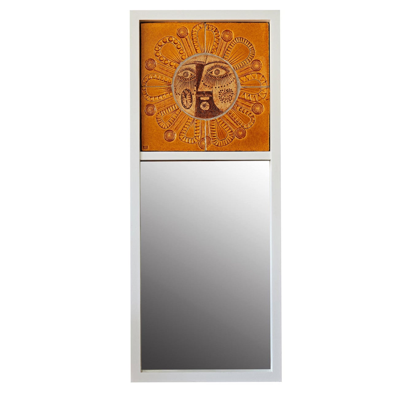 "Soleil" Mirror by Roger Capron and Jean Derval