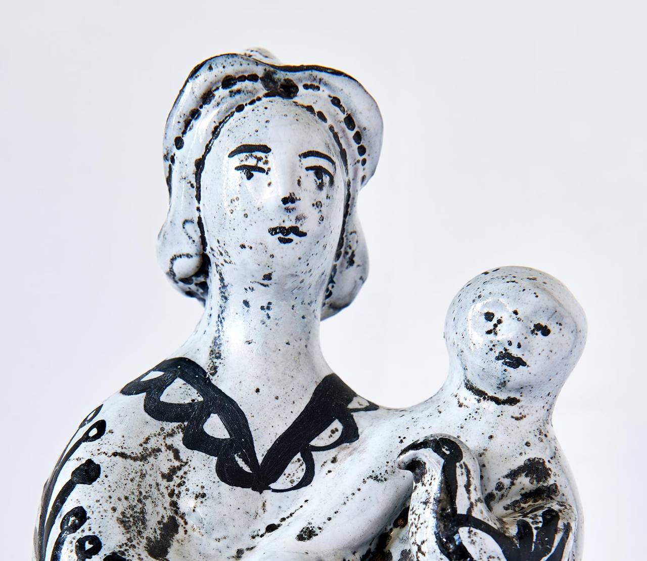 French Ceramic Sculpture by Roger Capron For Sale