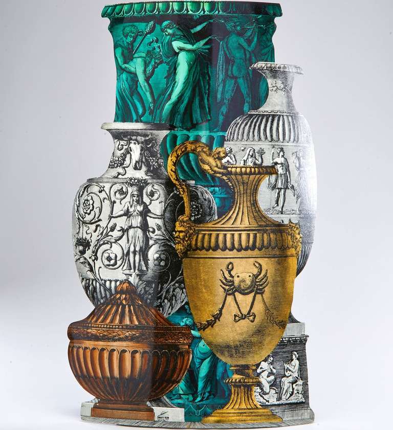 Trompe L'oeil Umbrella Stand by Piero Fornasetti For Sale at 1stdibs