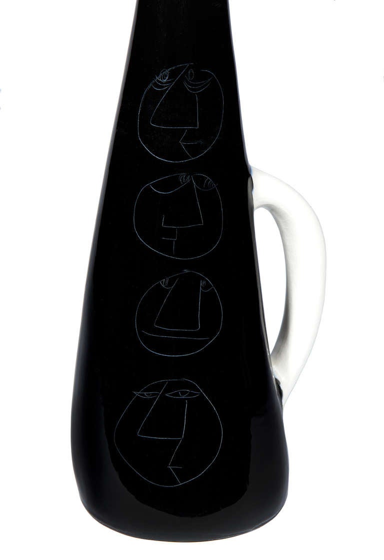 A groovy pitcher / vase by European émigré / California 