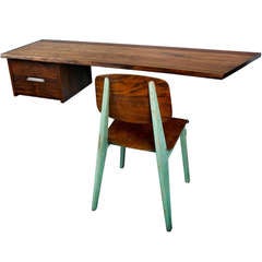 George Nakashima "Free Edge" Wall-Mounted Desk