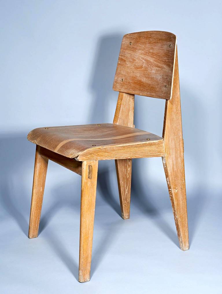 jean prouve wood chair