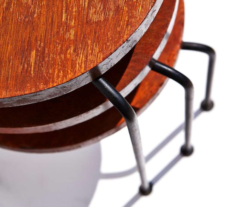 American Set of Four Stacking Stools/Side Tables by Luther Conover