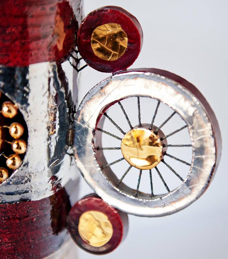 Double Column Table Lamp by Georges Pelletier 2