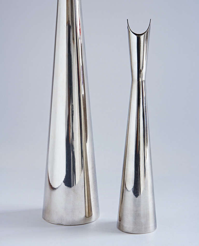 Silver Plate Pair of 
