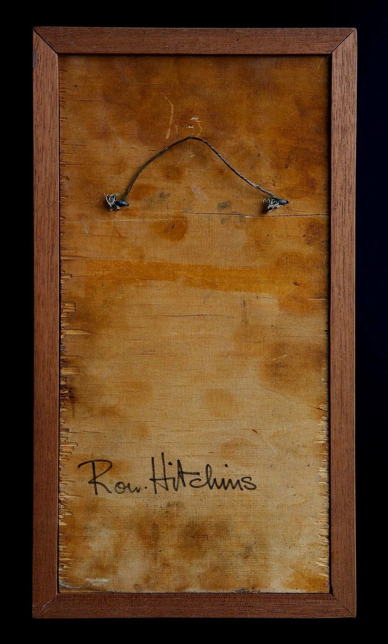 Terracotta Wall Sculpture by Ron Hitchens at 1stdibs