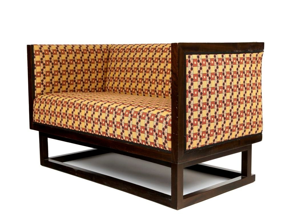Sofa By Josef Hoffmann At 1stdibs Sofa By Josef Hoffmann For The Prototype Of This Design Was Made Vienna Apartment One Dr Salzer
