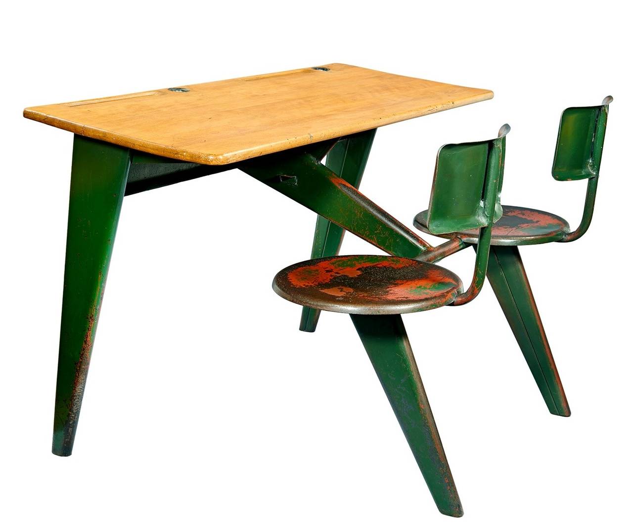 "Pupitre Scolaire" Desk by Jean Prouvé at 1stdibs