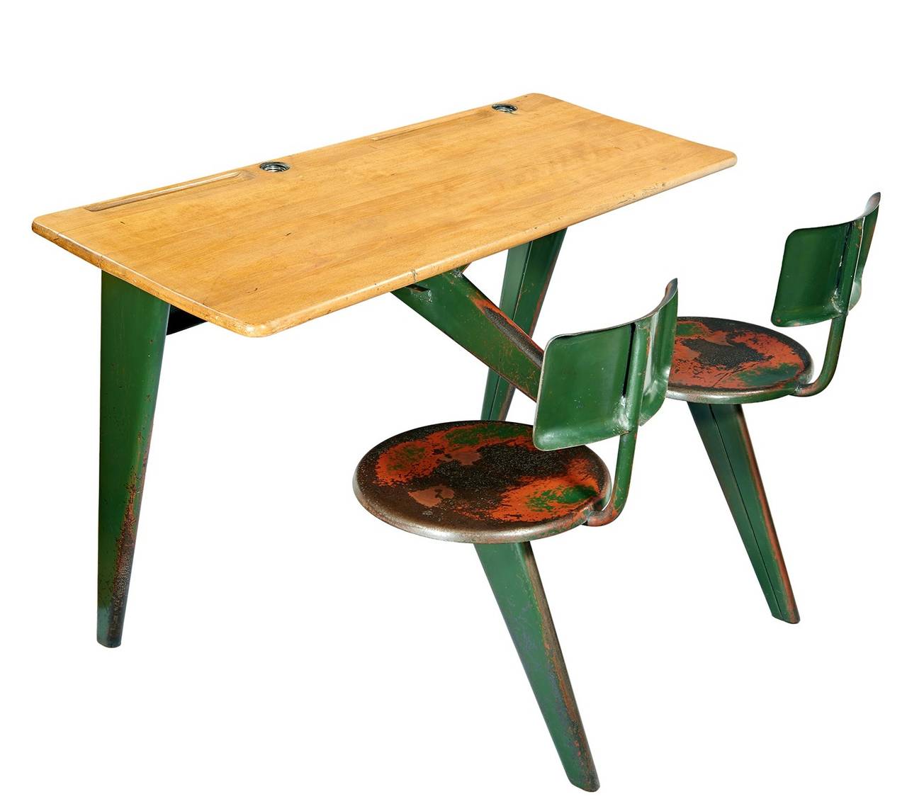 "Pupitre Scolaire" Desk by Jean Prouvé at 1stDibs