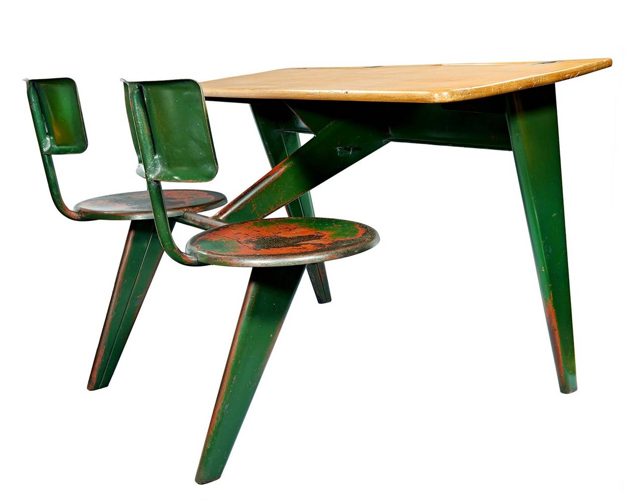 "Pupitre Scolaire" Desk by Jean Prouvé at 1stdibs