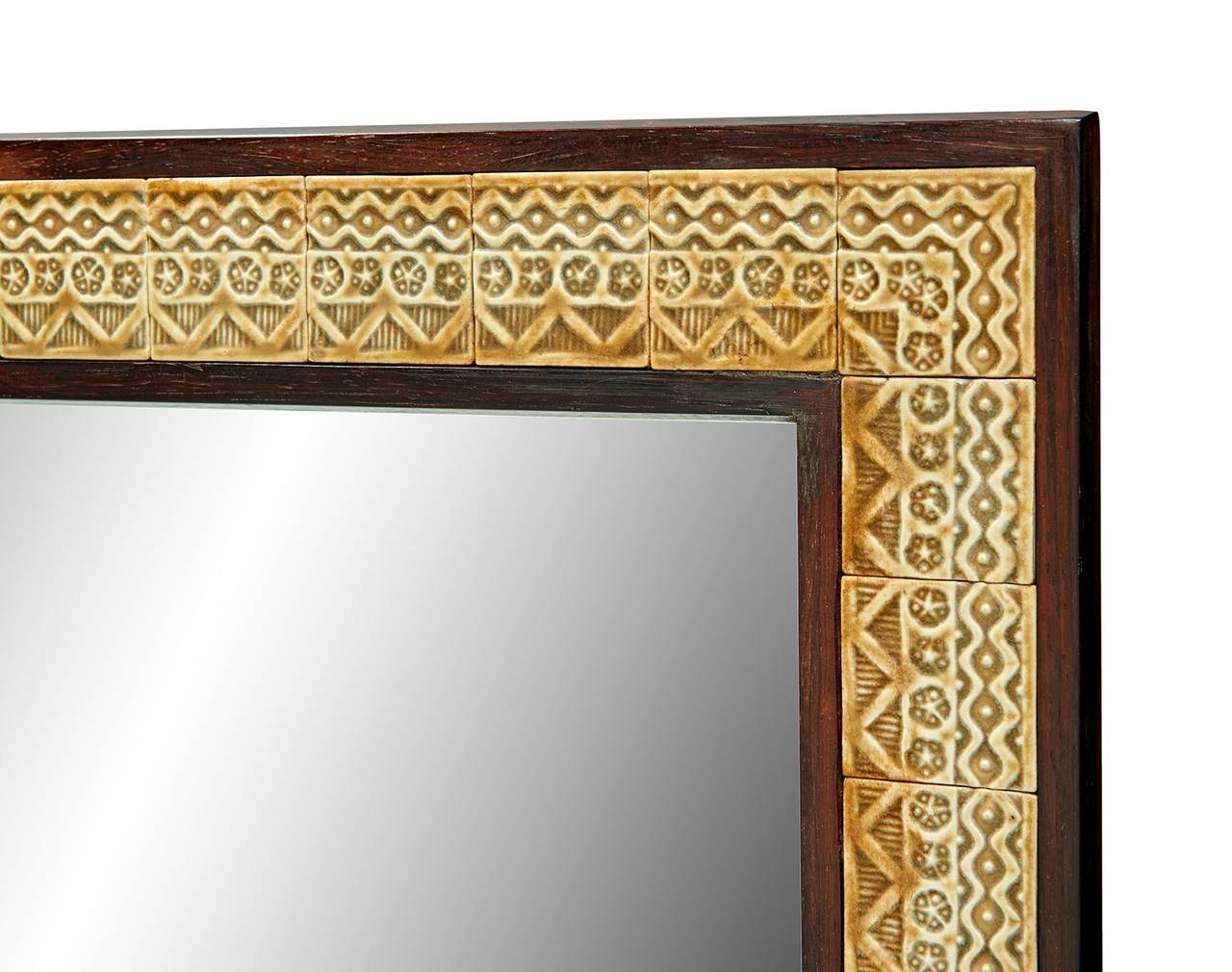 Mid-20th Century Rosewood Mirror by Jens Quistgaard
